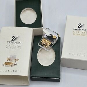 Swarovski 1997 Crystal Memories Typewriter w/ Paper Retired